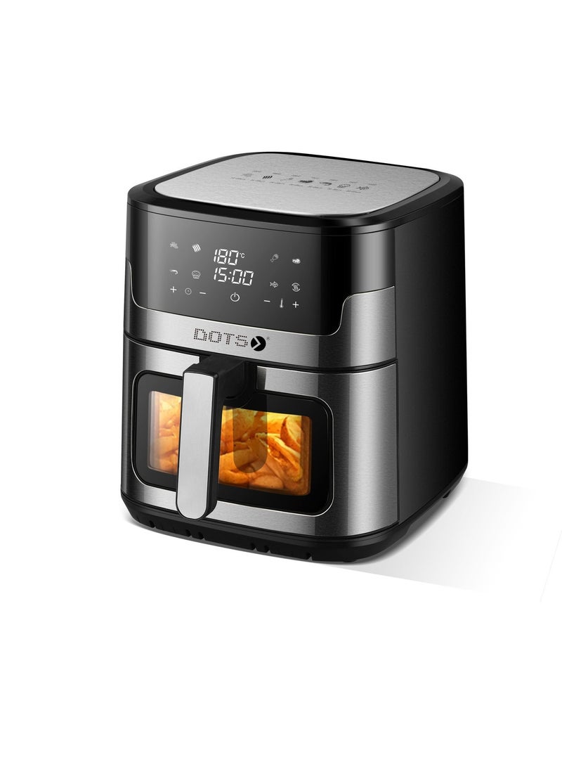 دوتس قلاية دوتس الهوائية المزودة بوظائف طهي متعددة الوظائف، تُحدث ثورة في تجربة مطبخك بلمسة ذكية، سعة كبيرة 8 لتر، تحكم دقيق في درجة الحرارة، مؤقت ممتد بقدرة 1800 واط - مثالية للقلي الصحي والوصفات اللذيذة - Image 5